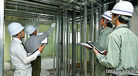 工事段階での工程内検査の実施