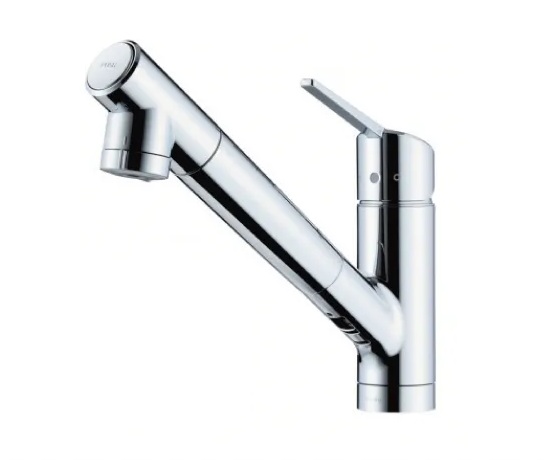 浄水器一体型シングルレバー混合栓