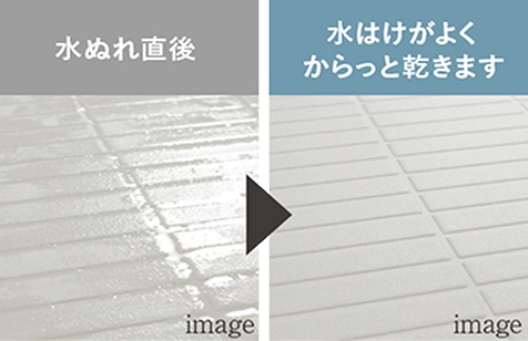 フラッグストーンフロア