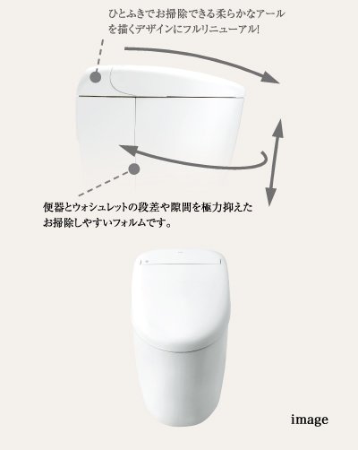 やわらかなアールを描く新デザイン