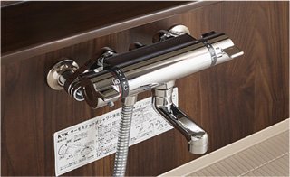 サーモスタット付混合
水栓&浴室カウンター