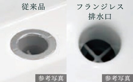 お掃除しやすい排水口