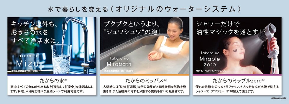 水で暮らしを変える〈オリジナルのウォーターシステム〉