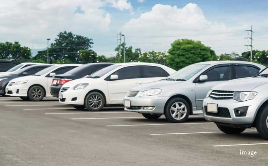 出し入れしやすい平置駐車場119％確保