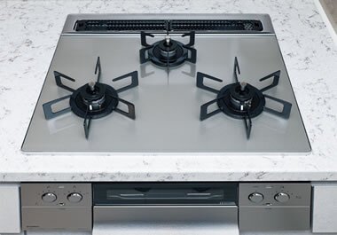 3口ガラストップコンロ