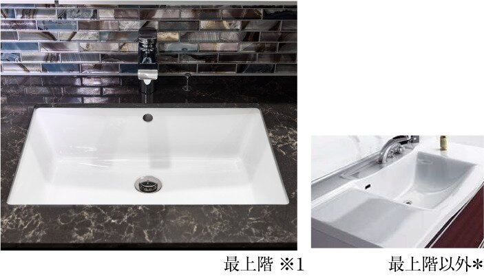 美しく、使いやすい洗面ボウル