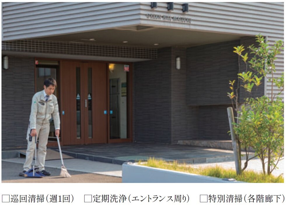 清掃業務（委託業者にて実施）