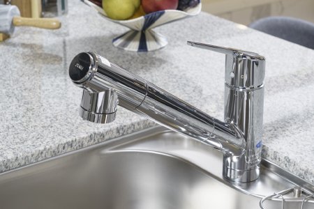 浄水器一体型ハンドシャワー水栓