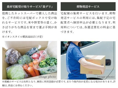 ポスト一体型宅配ボックスを利用したサービス（有料）
