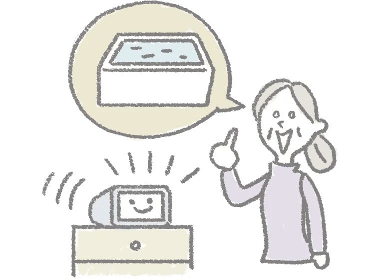 IOT
お風呂掃除がラクに。