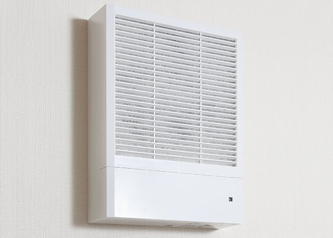 レンジフード連動給気口