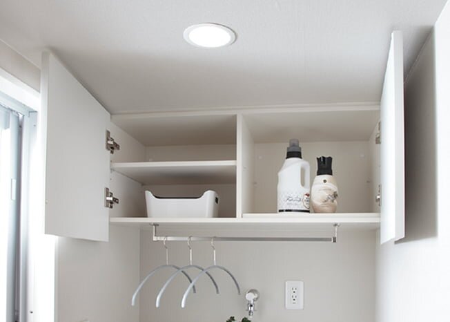 洗濯機上吊戸棚