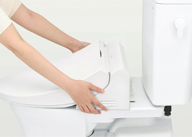 ウォシュレット本体ワンタッチ着脱
