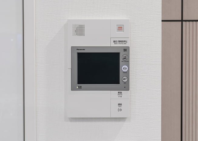 ハンズフリーカラーモニター付
セキュリティインターホン