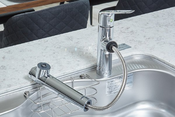 浄水器一体型シャワー水栓