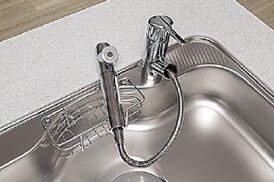 浄水器一体型節湯C1ハンドシャワー水栓