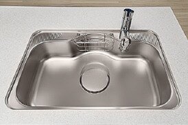 低騒音仕様のシンク