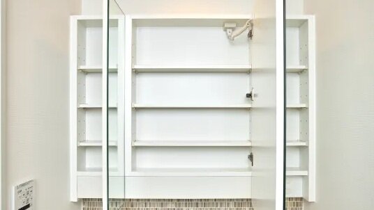 三面鏡付洗面化粧台