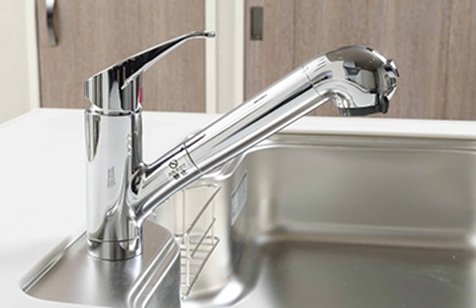 浄水器一体型ハンドシャワーエコ水栓