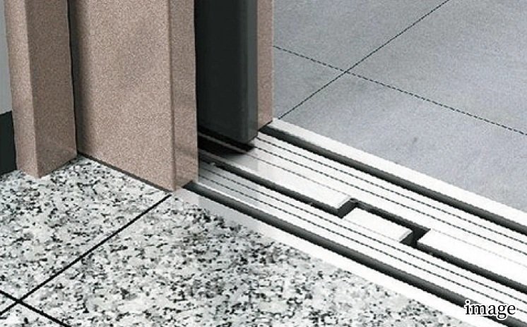 つまずき、はまり込み防止敷居感覚10mm
