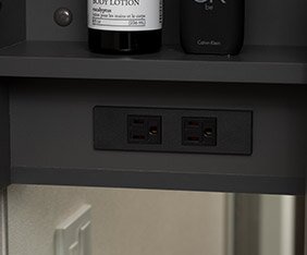 洗面化粧台コンセント