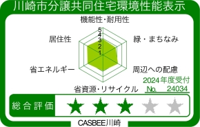 川崎市分讓共同住宅環境性能表示