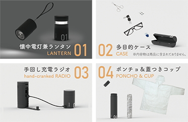 防災意識を高める個人防災キット