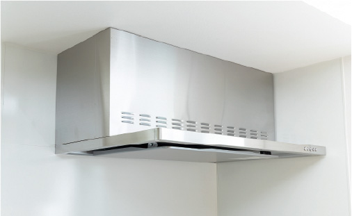 整流板付きレンジフード