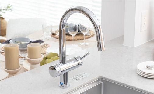 浄水器一体型水栓