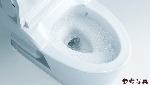 トルネード洗浄／節水トイレ