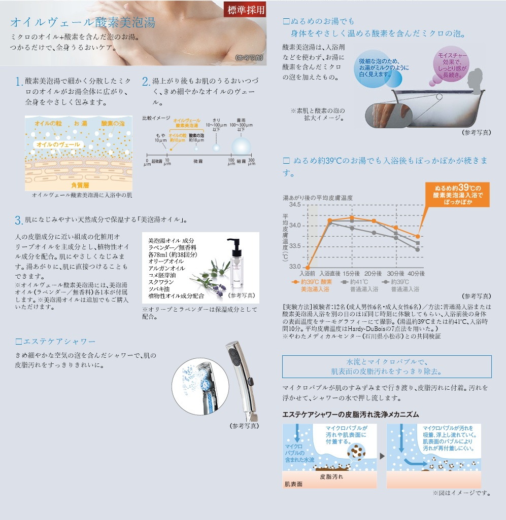 オイルヴェール酸素美泡湯
