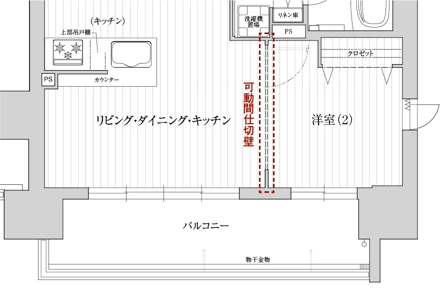 可動間仕切壁