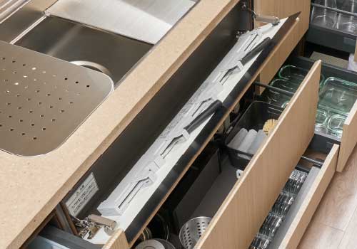 フラップ包丁差し