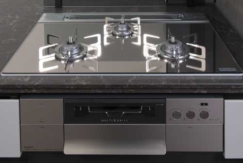 ビルトインガスコンロ