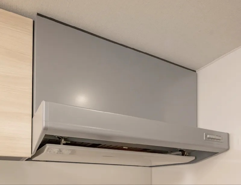 ホーロー整流板付レンジフード