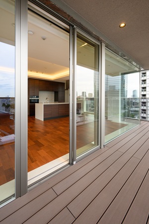 Wood deck