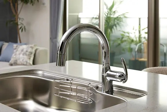 蛇口一体型浄水器