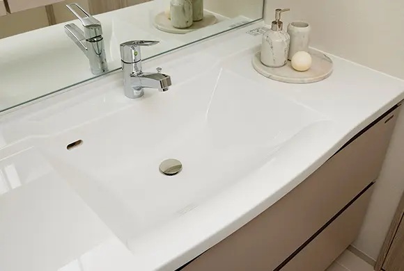 ボウル一体型カウンター