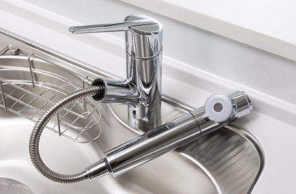 浄水器一体型シャワー水栓