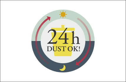 24時間ゴミ出し可能（空調設備・脱臭機能付）