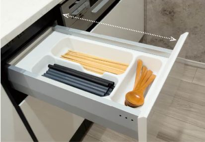 フルスライドレール搭載