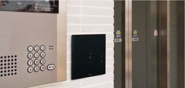 共用エントランスの入館イメージ