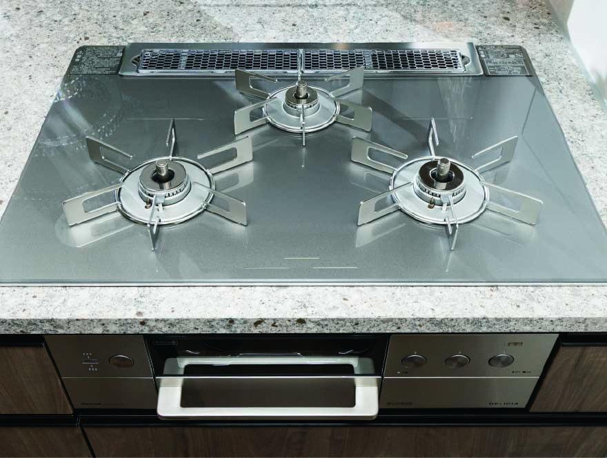 ガラストップコンロ