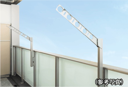 スライド昇降式物干金物