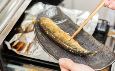 無水片面グリル