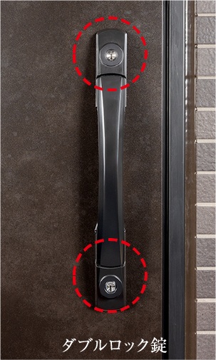 リバーシブル・ディンプルシリンダーキー/
スイッチ式防犯サムターン