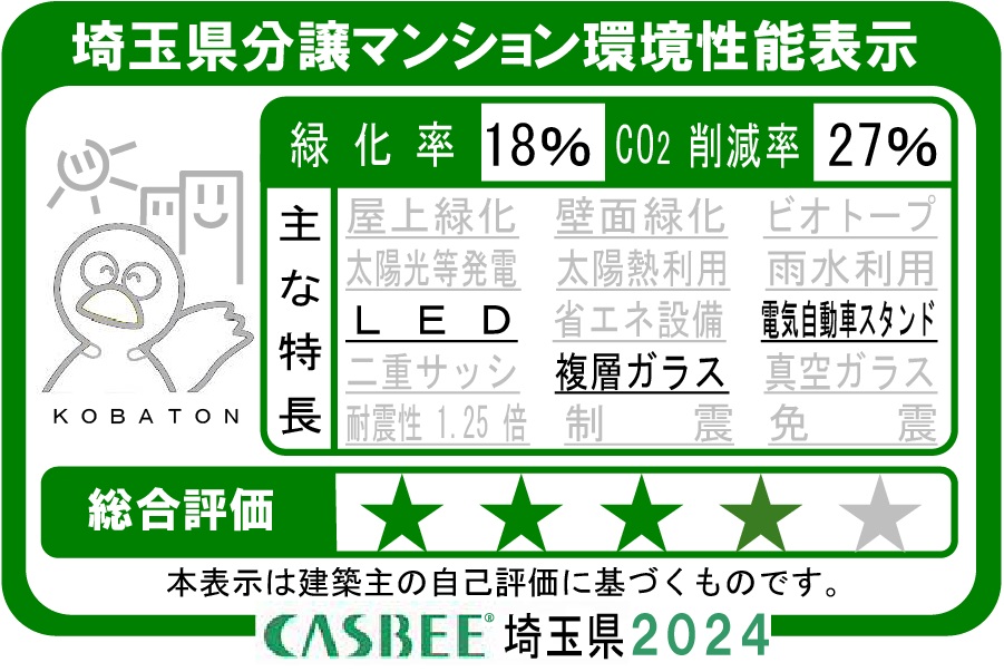 埼玉県分譲マンション環境性能表示