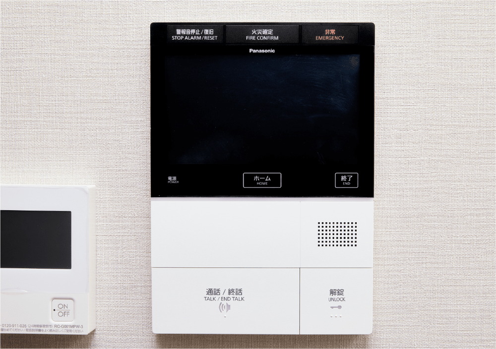 録画機能付カラーモニターインターホン