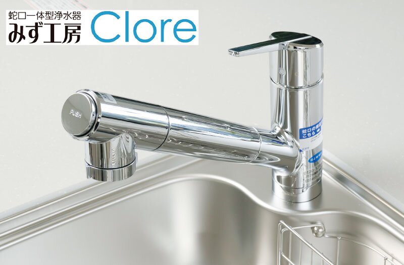 浄水機能付ハンドシャワー水栓