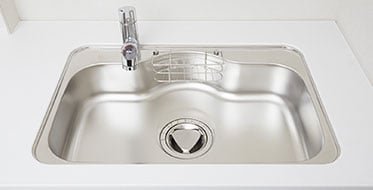 低騒音仕様のシンク